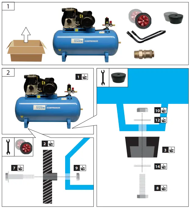 Gude 50097, 50098 Compressors-fig3