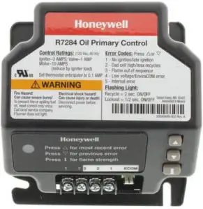 resideo R7284 Series Electronic Oil Primary