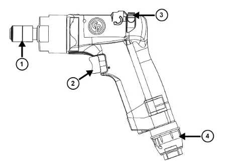 Chicago Pneumatic CP2800 Series Screwdriver - Directiond1