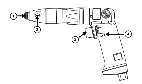 Chicago Pneumatic CP2800 Series Screwdriver - Directionds1