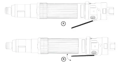 Chicago Pneumatic CP2800 Series Screwdriver - Trigger OFF