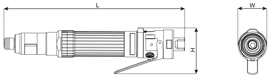 Chicago Pneumatic CP2800 Series Screwdriver - fig 1