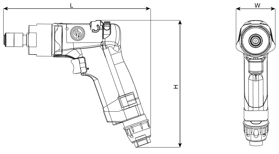 Chicago Pneumatic CP2800 Series Screwdriver - fig