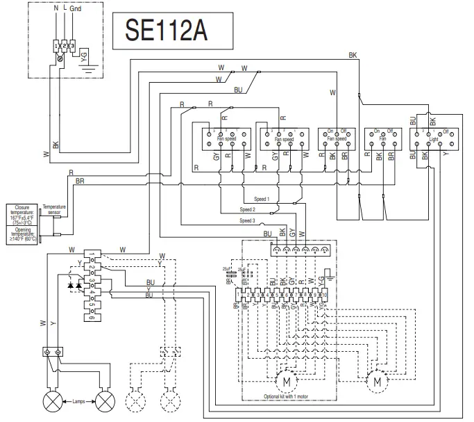 KitchenAid 36 Inch and 48 Inch Hood Liner - WIRING DIAGRAM
