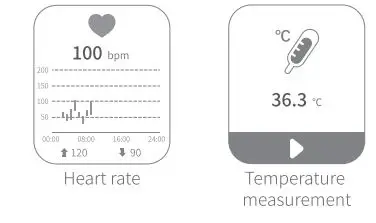 PORTZON B0B3RVBC8G SmartWatch User Manual - Function introduction