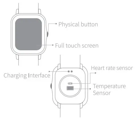 PORTZON B0B3RVBC8G SmartWatch User Manual - Product Overview