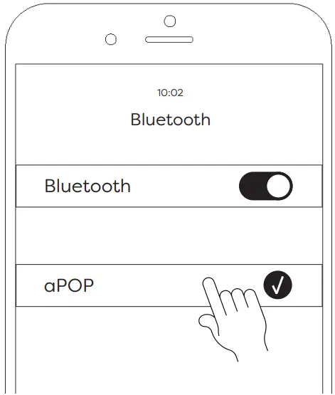 Listen via bluetooth