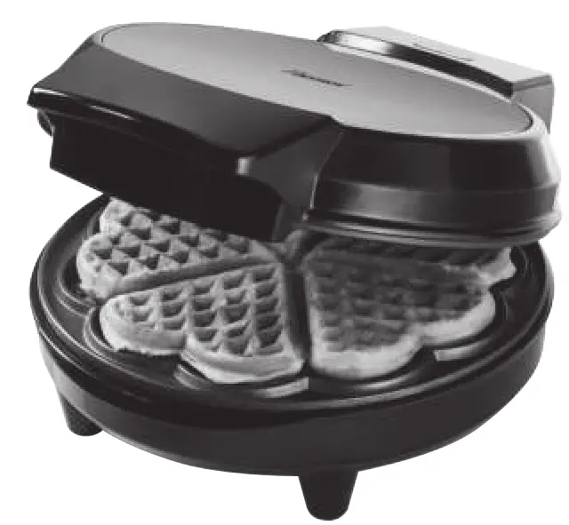 bESTRON AWM700CO 700W Waffles Oven Heart Form