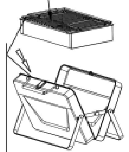 VAN2GO MO6358 Portable BBQ Stand - fig 1
