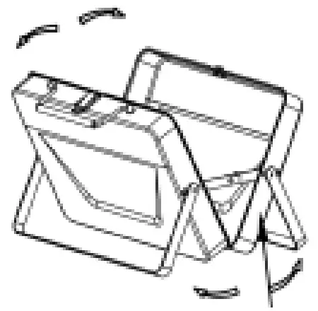 VAN2GO MO6358 Portable BBQ Stand - fig