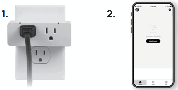 enbrighten 51374 Dual Plug In WiFi Switch - FIGURE 2