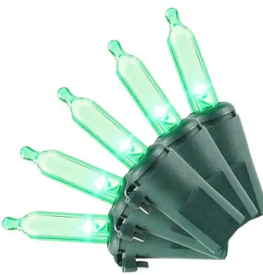 HOME ACCENTS Holiday TY-100SM-GRS 100L Green Mini LED Lights-FIG1