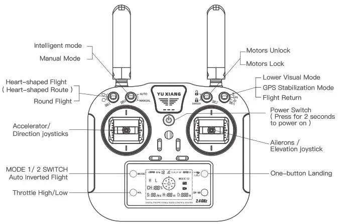 YU XIANG F180 V2 6 Channel Flybarless Helicopter - icon4