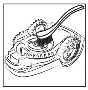 Clean knife disc/ wheels