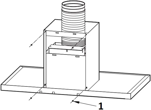 EM90TCSX - Lower decorative chimney