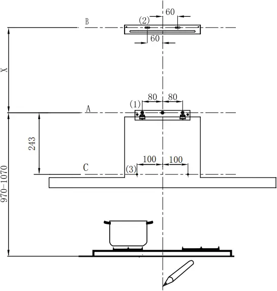 EM90TCSX - WALL DRILLING AND BRACKET FIXING 1