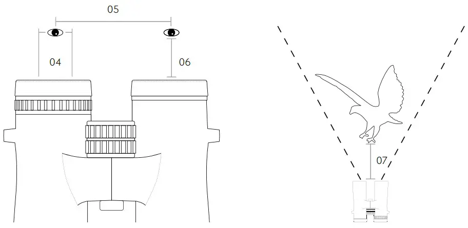 BINOCULARS Endurance ED 10 50 Binoculara - FIGURE 2