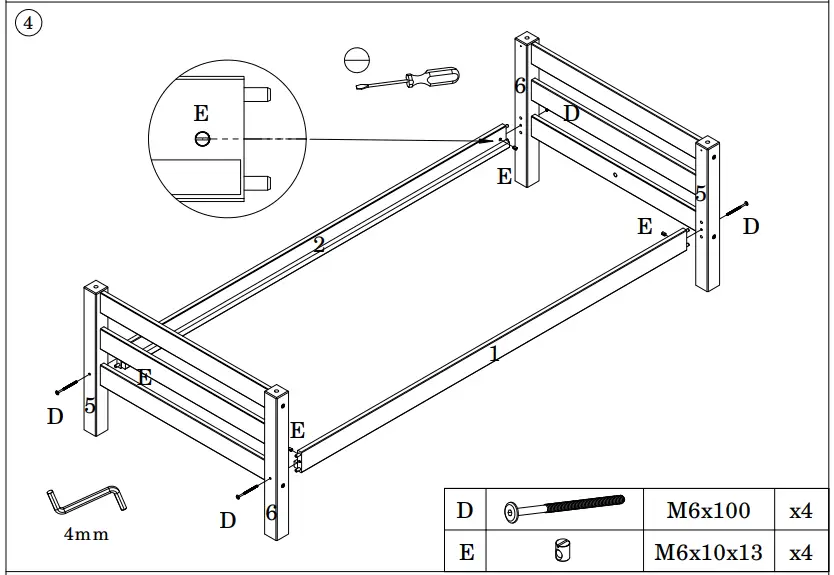 VIPACK-FURNITURE-PISB1610-Bunk-Bed-Claire-fig-6