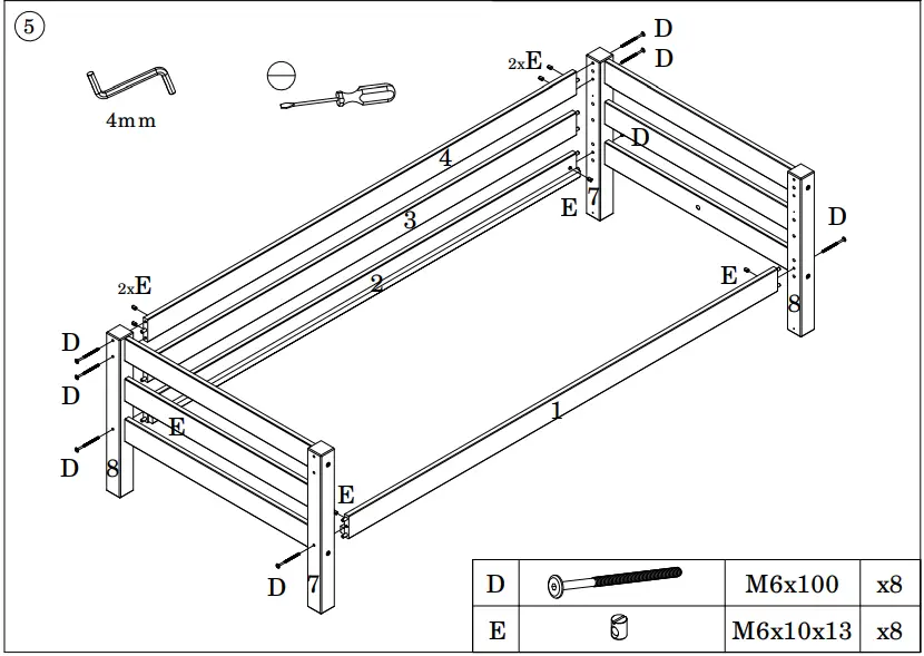 VIPACK-FURNITURE-PISB1610-Bunk-Bed-Claire-fig-7