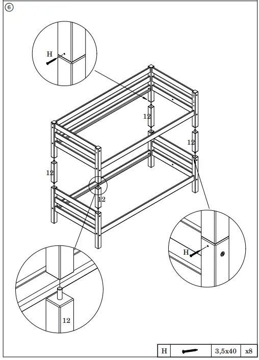 VIPACK-FURNITURE-PISB1610-Bunk-Bed-Claire-fig-8
