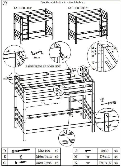 VIPACK-FURNITURE-PISB1610-Bunk-Bed-Claire-fig-9