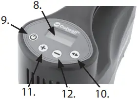 Outwell 650665 Wind Gust Tent Pump A01