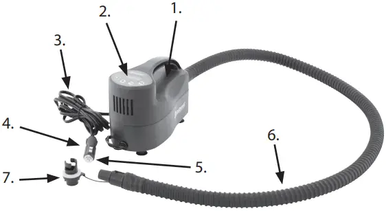 Outwell 650665 Wind Gust Tent Pump A02