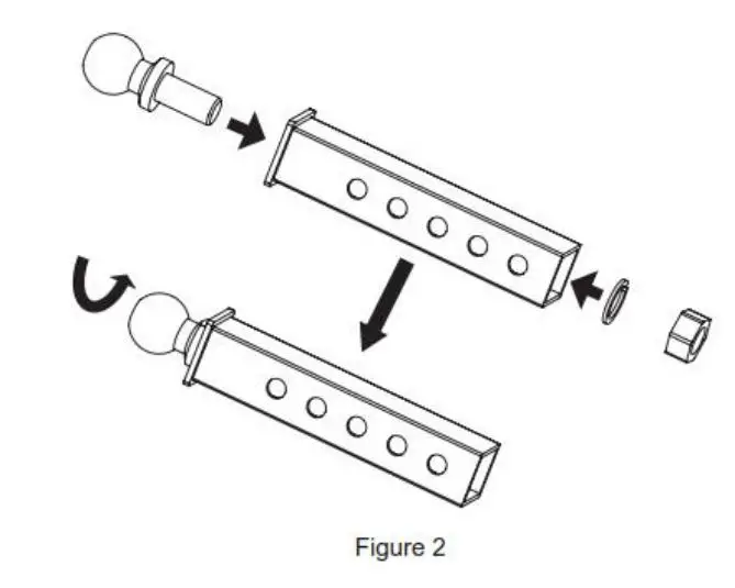 TOW TUFF TMD-35ETD8 Adjustable Electric Trailer Dolly - Figure 2