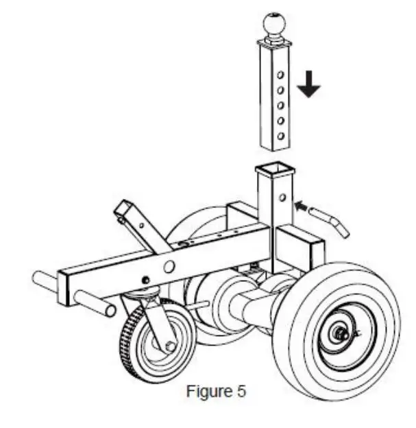 TOW TUFF TMD-35ETD8 Adjustable Electric Trailer Dolly - Figure 5