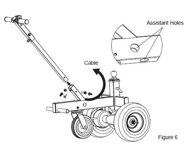TOW TUFF TMD-35ETD8 Adjustable Electric Trailer Dolly - Figure 6