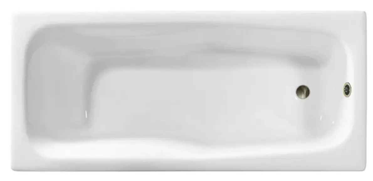 Streamline R5540BNK 71 Inch Cast Iron Rectangular Drop-in Bathtub