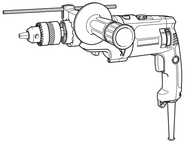 makita HP2071 2 Speed Hammer Drill - Cover