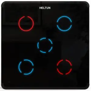 HELTUN Touch Panel Switch Quarto HE-TPS04