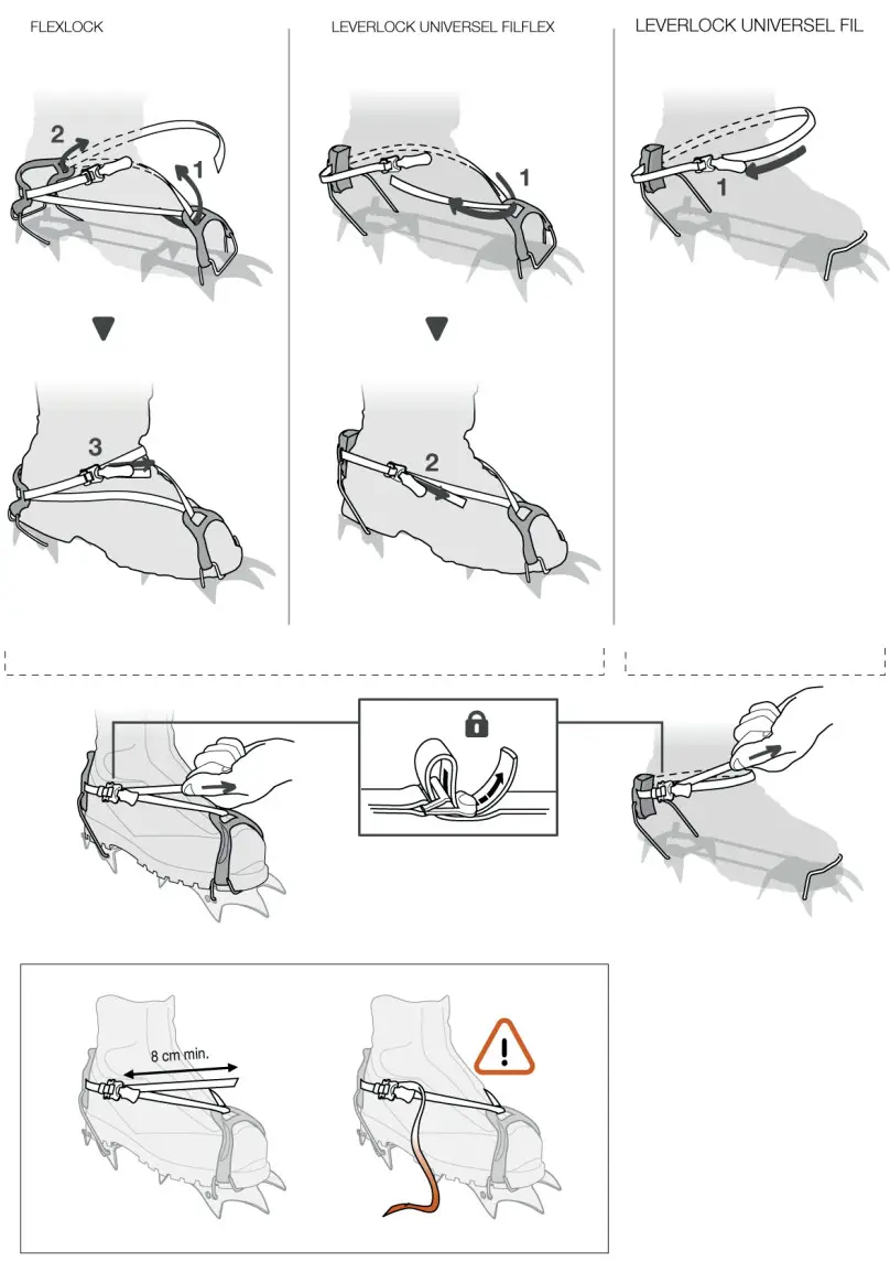 PETZL CORD TEC Replacement Cord For Crampons - fig5