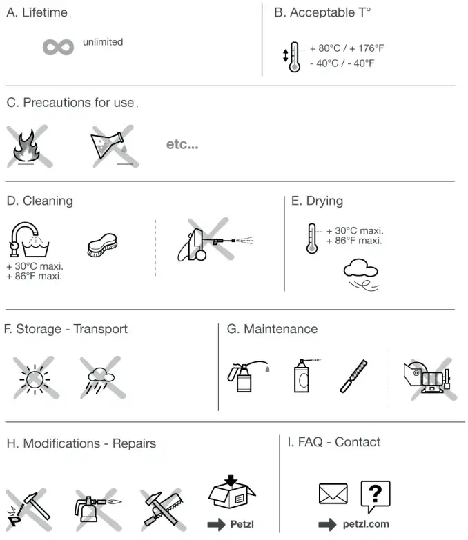 PETZL CORD TEC Replacement Cord For Crampons - fig9