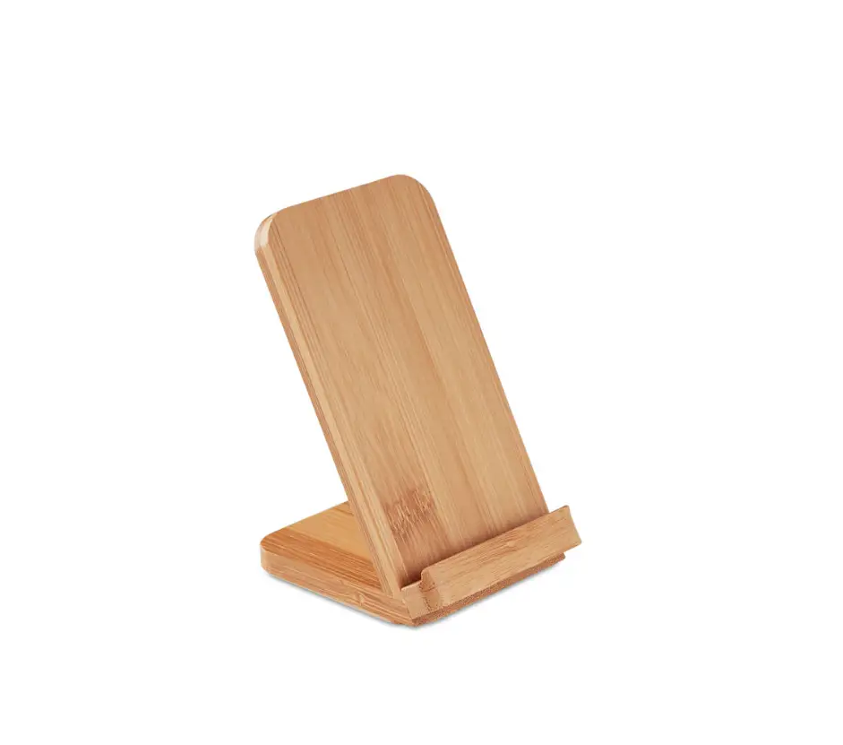 Midocean Mo9692 Wirestand Bamboo Wireless Charging Stand User Manual