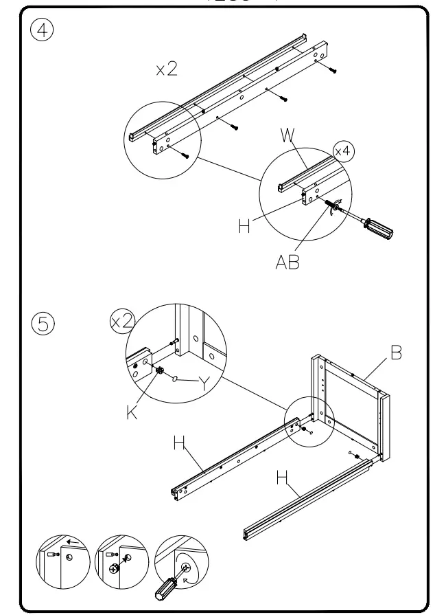 ASHLEY T283 1 Furniture Camiburg Rectangular Cocktail Table - Fig 2