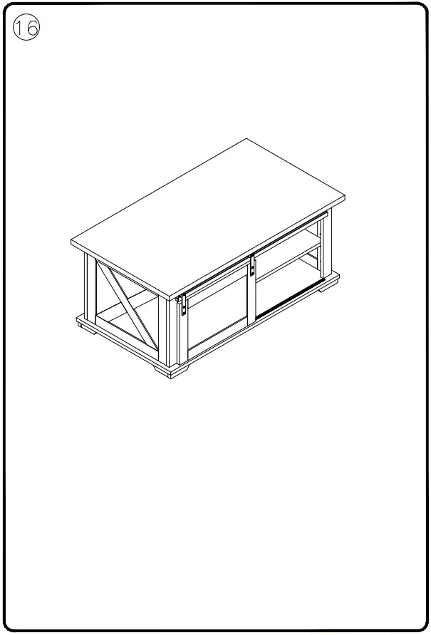 ASHLEY T283 1 Furniture Camiburg Rectangular Cocktail Table - Fig7