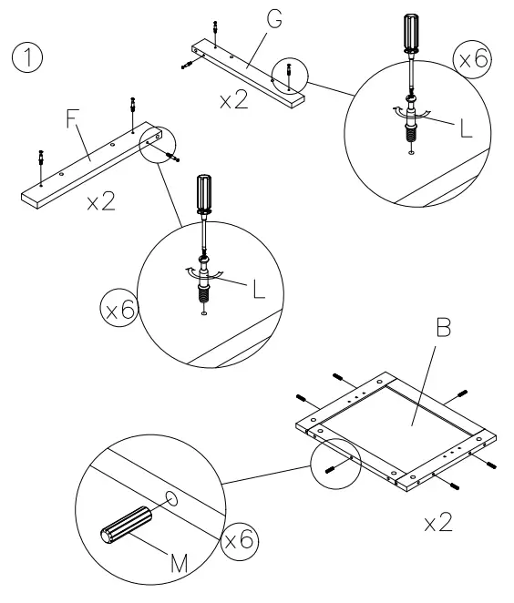 ASHLEY T283 1 Furniture Camiburg Rectangular Cocktail Table - Fig