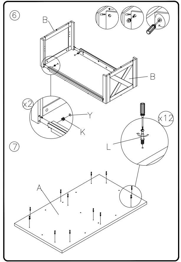ASHLEY T283 1 Furniture Camiburg Rectangular Cocktail Table - Fig 2