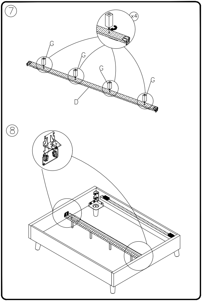 ASHLEY B095-782 Furniture Vintasso King Upholstered Platform Bed - fig 6