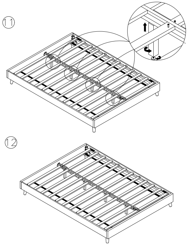 ASHLEY B095-782 Furniture Vintasso King Upholstered Platform Bed - fig 8