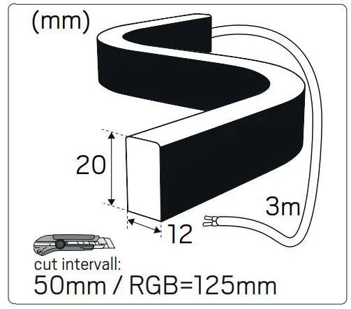 hidealite-7507403-LEDstrip-24V-Neon-Side-IP67-fig 1