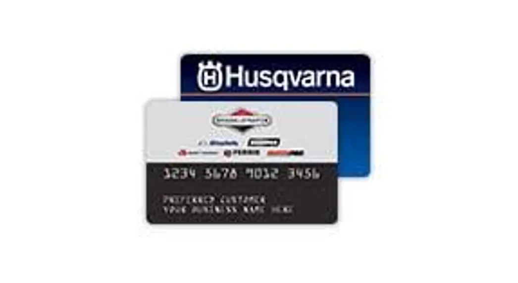 Husqvarna Ta-538433 Credit Card Program Instructions