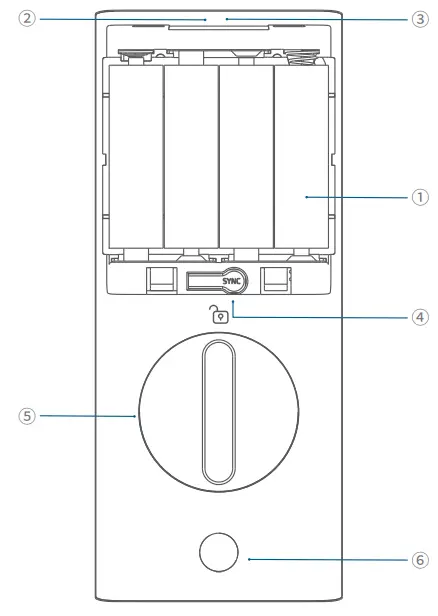 eufy T8502 Security Smart Lock - Compartment