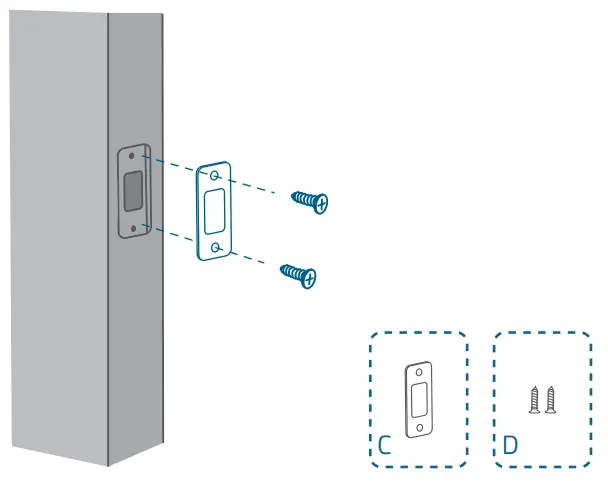 eufy T8502 Security Smart Lock - Install Strike Plate