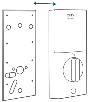 eufy T8502 Security Smart Lock - interior assembly