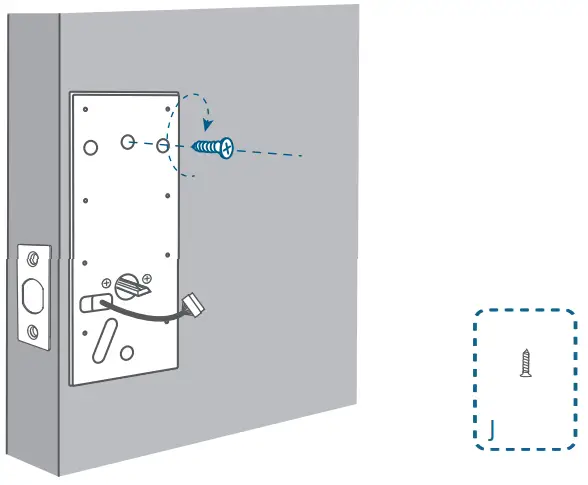 eufy T8502 Security Smart Lock - screw provided