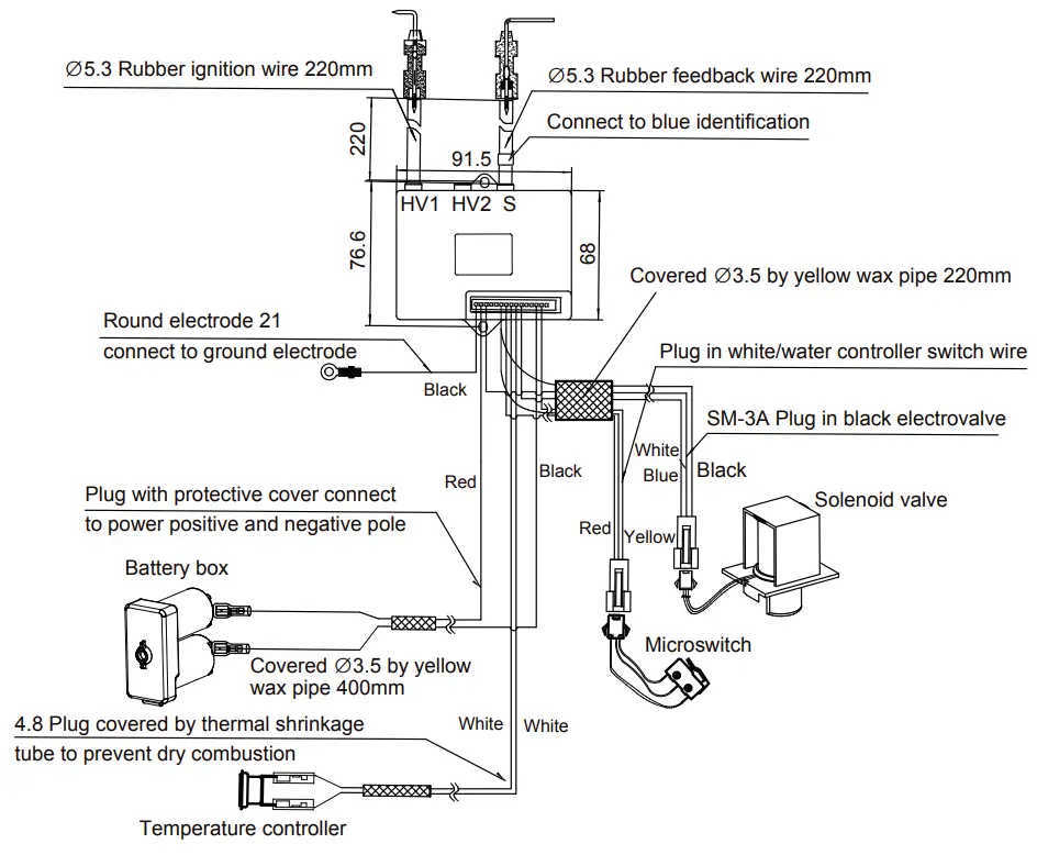 CAMPLUX AY132 Series Portable Tankless Gas Water Heater - fig 8