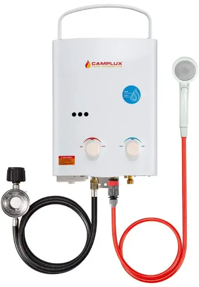 CAMPLUX AY132 Series Portable Tankless Gas Water Heater